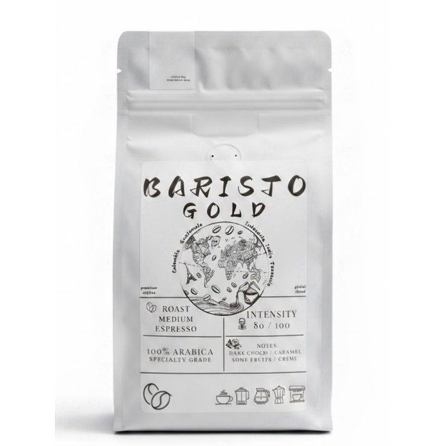 Baristo GOLD , kavos pupelės