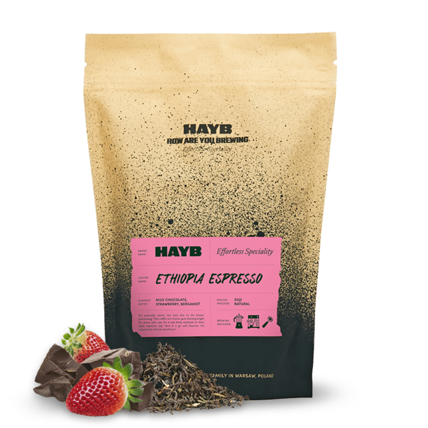Ethiopia Espresso HAYB, 1kg pupelės