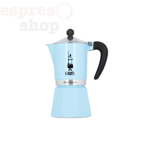 Moka kavinukas Bialetti Moka Rainbow 6 cups Blue